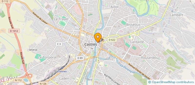 localisation de l'entreprise LE CEDRE  CASTRES