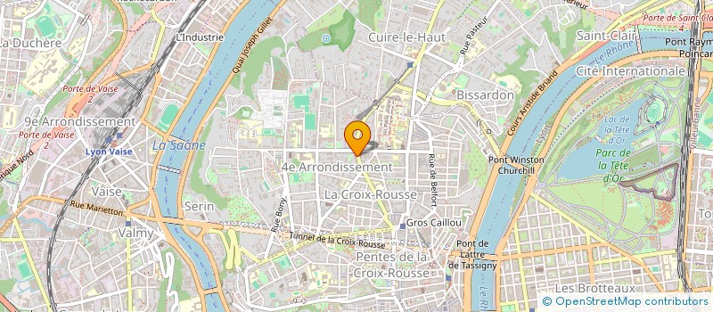 localisation de l'entreprise LE CEDRE  LYON