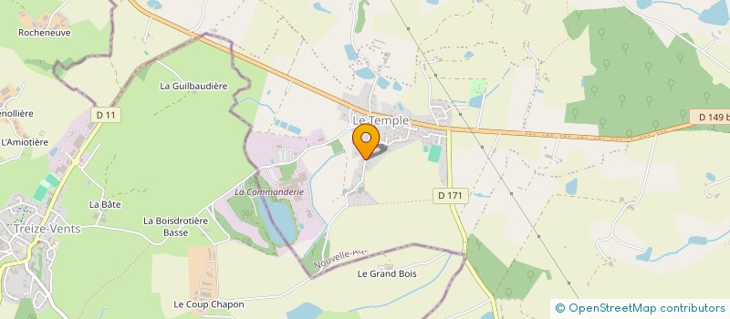 localisation de l'entreprise LE CEDRE  MAULEON