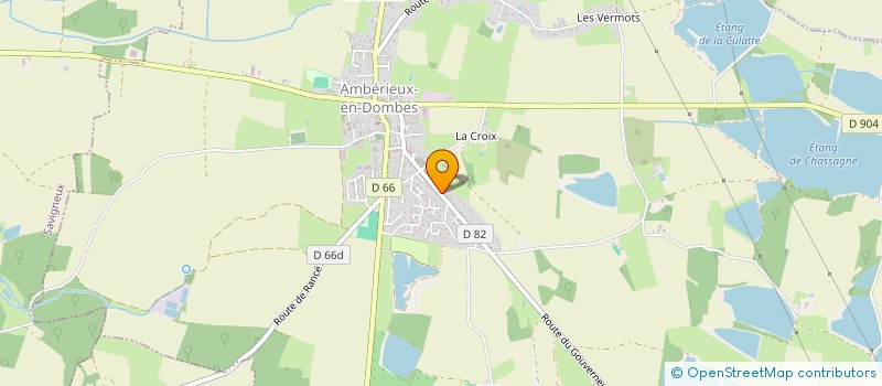 localisation de l'entreprise LE CEDRE à AMBERIEUX-EN-DOMBES