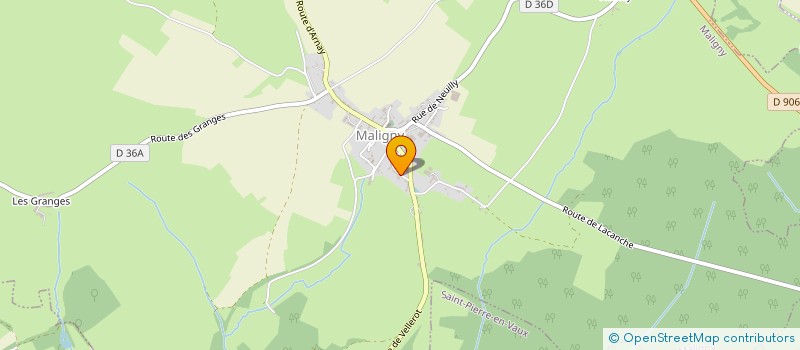 localisation de l'entreprise LE CEDRE  MALIGNY