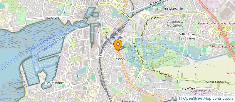 localisation de l'entreprise LE CEDRE  LA ROCHELLE