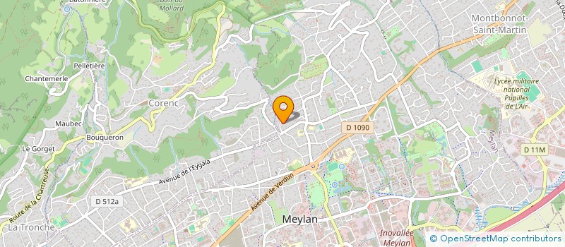 localisation de l'entreprise LE CEDRE à MEYLAN