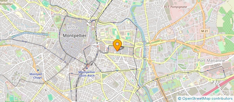 localisation de l'entreprise LE CEDRE à MONTPELLIER