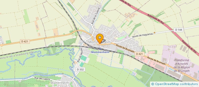 localisation de l'entreprise LE CEDRE  WALTENHEIM-SUR-ZORN