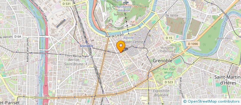 localisation de l'entreprise LE CEDRE  GRENOBLE