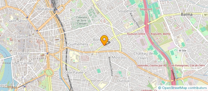 localisation de l'entreprise LE CEDRE AZUR  TOULOUSE