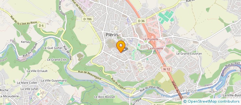 localisation de l'entreprise LE CEDRE BLEU  PLERIN