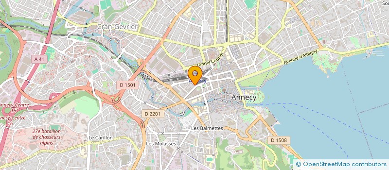 localisation de l'entreprise LE CEDRE BLEU à ANNECY