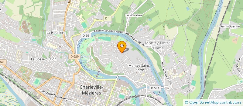 localisation de l'entreprise LE CEDRE BLEU  CHARLEVILLE-MEZIERES