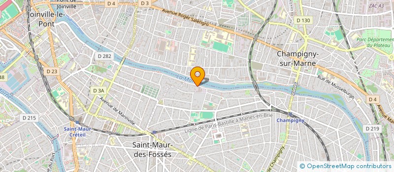 localisation de l'entreprise LE CEDRE DEUX à SAINT-MAUR-DES-FOSSES