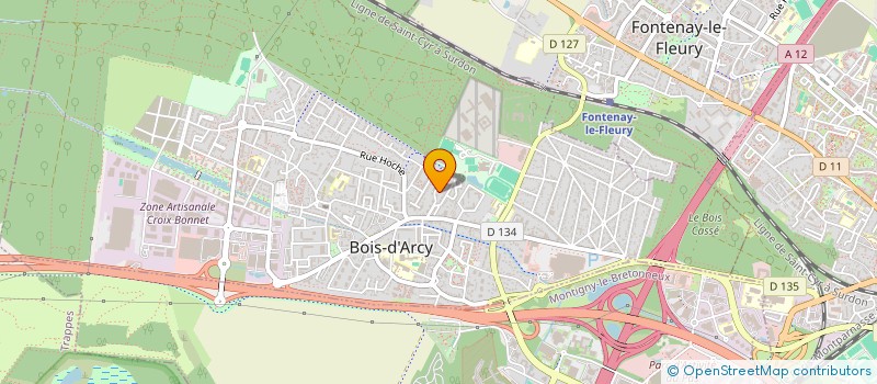 localisation de l'entreprise LE CEDRE DU BOIS D' ARCY  BOIS-D'ARCY