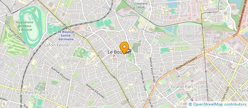 localisation de l'entreprise LE CEDRE DU BOUSCAT  LE BOUSCAT