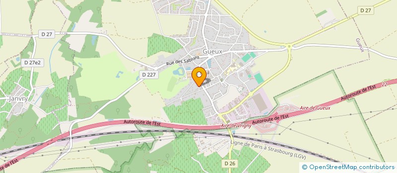 localisation de l'entreprise LE CEDRE DU CIRCUIT  GUEUX