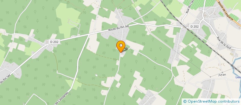 localisation de l'entreprise LE CEDRE ROUGE à GAILLAN-EN-MEDOC