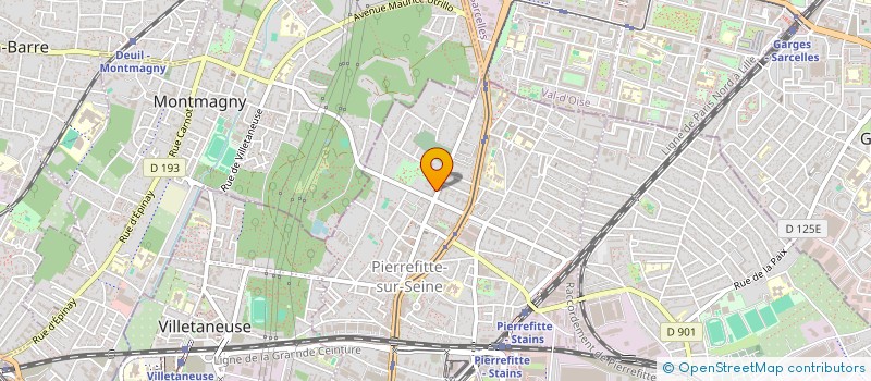 localisation de l'entreprise LE CELESTE à PIERREFITTE-SUR-SEINE