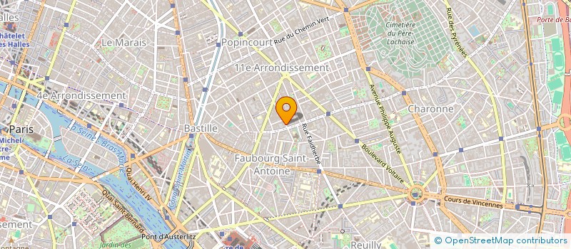 localisation de l'entreprise LE CELESTE ET COMPAGNIE à PARIS