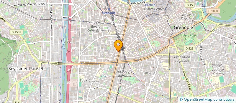 localisation de l'entreprise LE CELIA à GRENOBLE