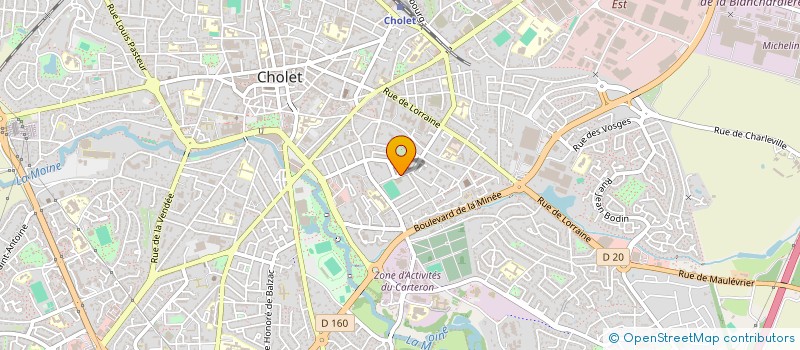 localisation de l'entreprise LE CELLIER à CHOLET