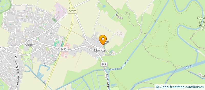 localisation de l'entreprise LE CELLIER  ANGLES