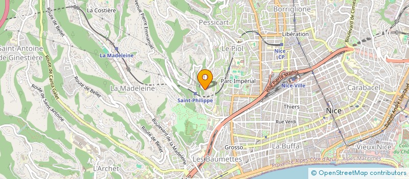 localisation de l'entreprise LE CELLIER à NICE