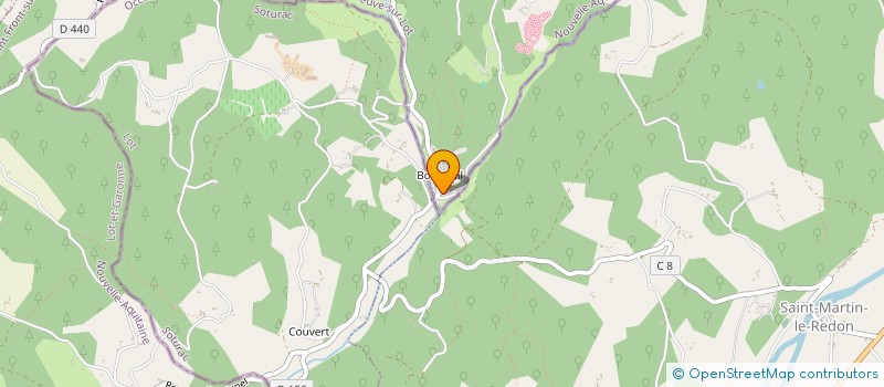 localisation de l'entreprise LE CELLIER  SAINT-FRONT-SUR-LEMANCE