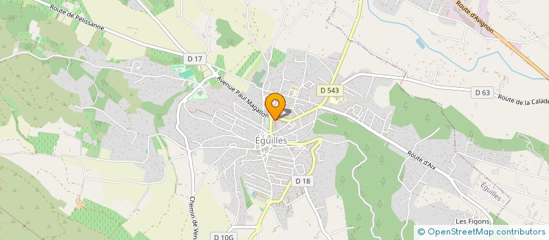 localisation de l'entreprise LE CELLIER D'EGUILLES à EGUILLES