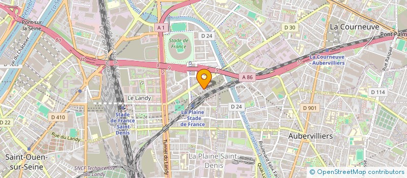 localisation de l'entreprise LE CELLIER D'EPICURE à SAINT-DENIS