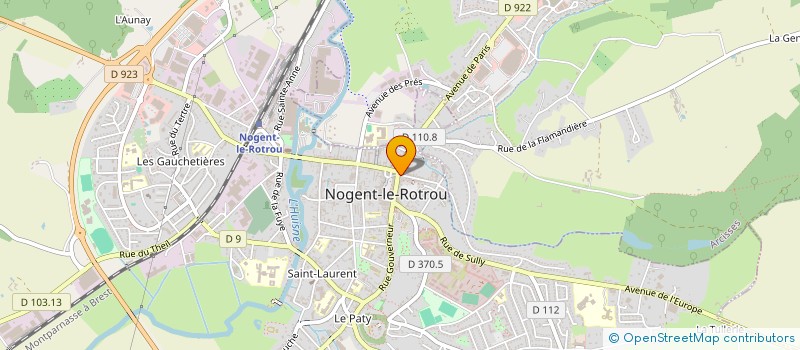 localisation de l'entreprise LE CELLIER DE NOGENT à NOGENT-LE-ROTROU