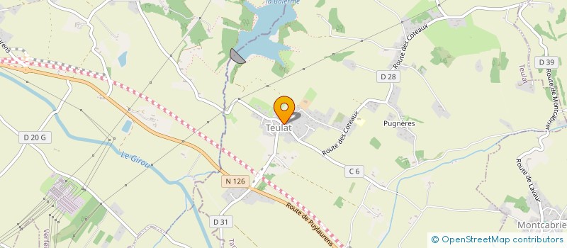 localisation de l'entreprise LE CELLIER DE TEULAT  TEULAT
