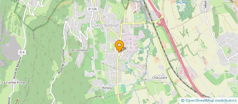 localisation de l'entreprise LE CELLIER DU BELVEDERE à SAINT-BALDOPH