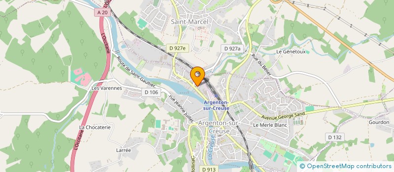 localisation de l'entreprise LE CELLIER DU MAGE à ARGENTON-SUR-CREUSE