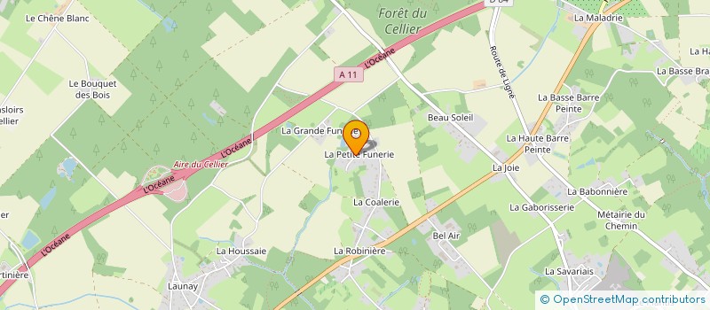 localisation de l'entreprise LE CELLIER MENUISERIE AMENAGEMENT à LE CELLIER