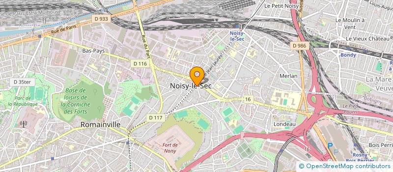 localisation de l'entreprise LE CELTIC NOISY à NOISY-LE-SEC