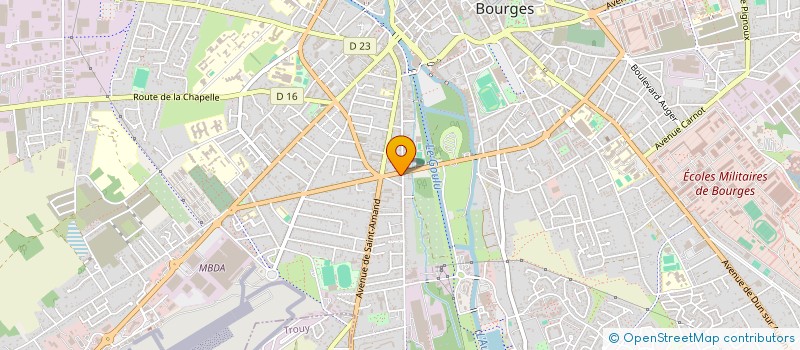 localisation de l'entreprise LE CELTIQUE à BOURGES