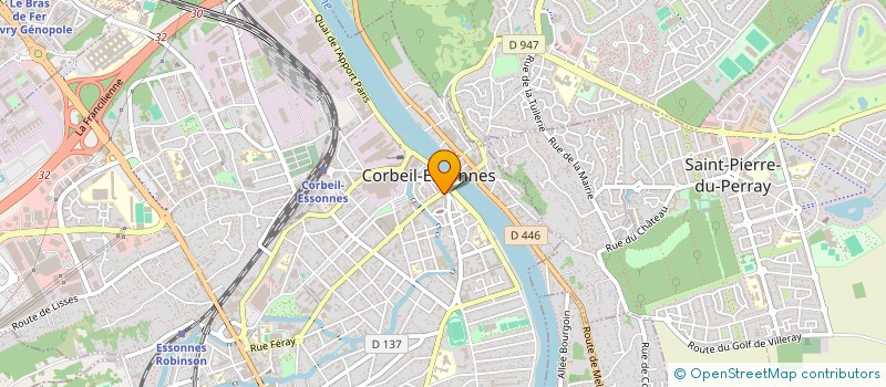 localisation de l'entreprise LE CELTIQUE à CORBEIL-ESSONNES