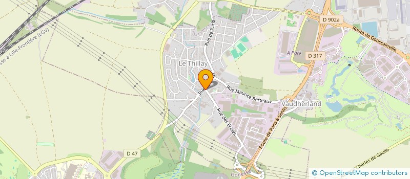 localisation de l'entreprise LE CELTIQUE  LE THILLAY