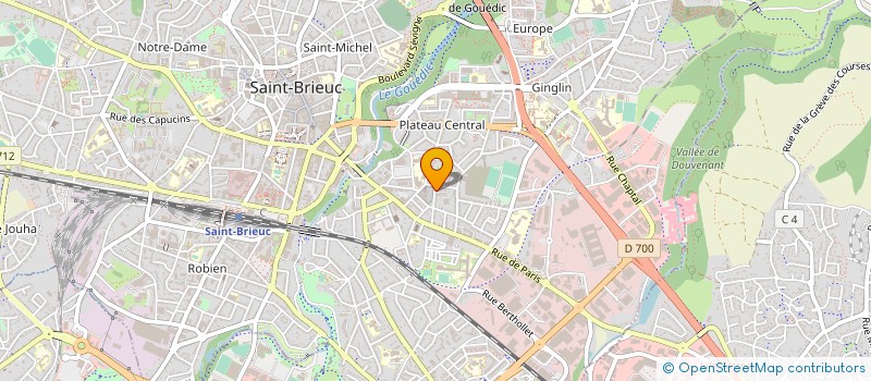 localisation de l'entreprise LE CELTUOR à SAINT-BRIEUC