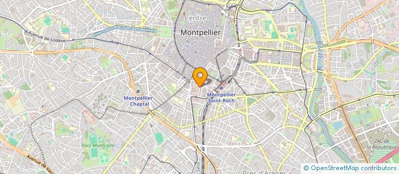 localisation de l'entreprise LE CENAKLE à MONTPELLIER