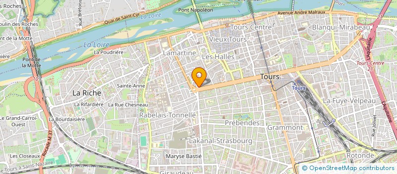 localisation de l'entreprise LE CENT 9  TOURS