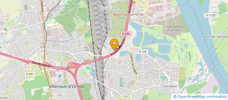 localisation de l'entreprise LE CENT QUARANTE  VILLENAVE-D'ORNON