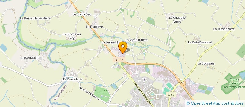 localisation de l'entreprise LE CENT TRENTE SEPT  SAINT-FULGENT