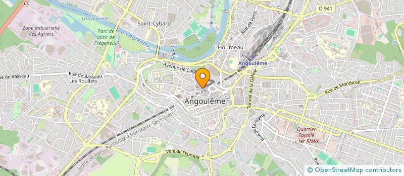 localisation de l'entreprise LE CENT VINGT à ANGOULEME