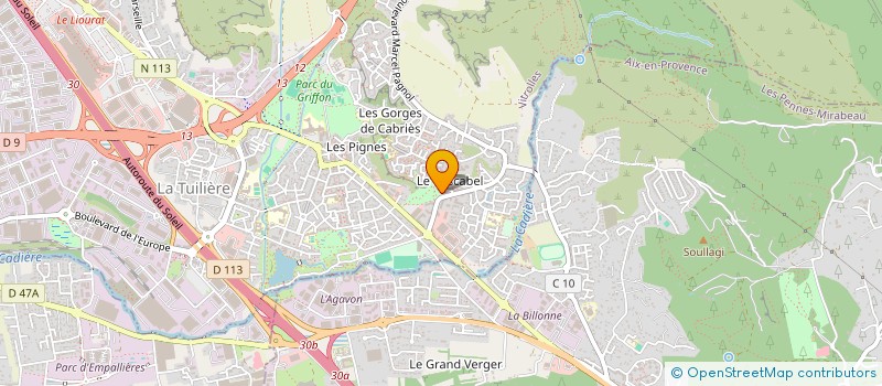 localisation de l'entreprise LE CENTAURE à VITROLLES
