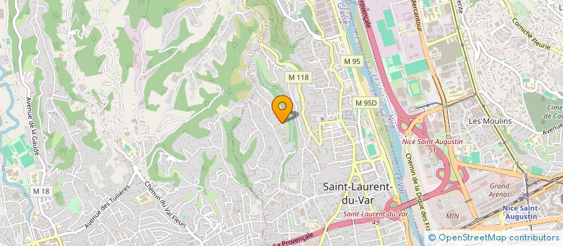 localisation de l'entreprise LE CENTAURE à SAINT-LAURENT-DU-VAR