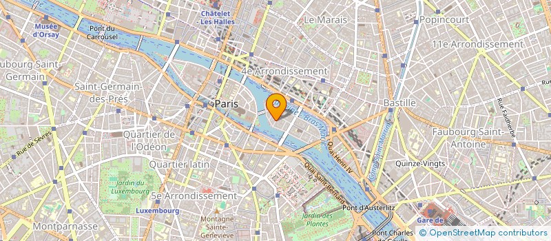 localisation de l'entreprise LE CENTAURE DE L ILE  PARIS