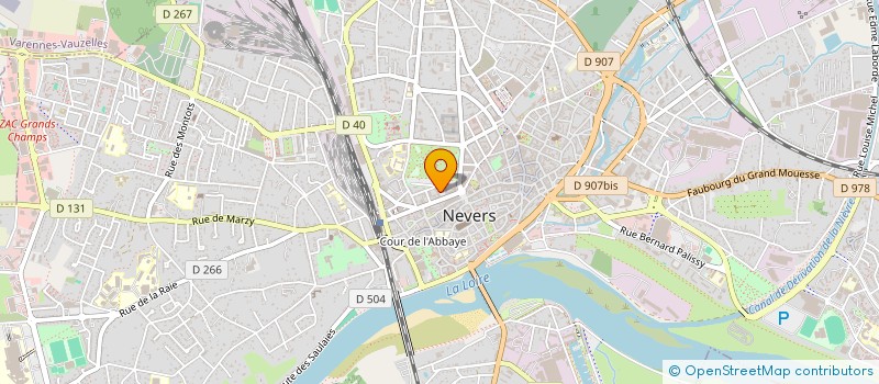 localisation de l'entreprise LE CENTAURE FRANCE à NEVERS