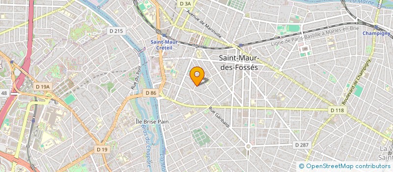 localisation de l'entreprise LE CENTENAIRE à SAINT-MAUR-DES-FOSSES