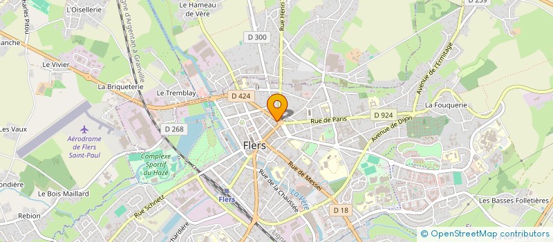 localisation de l'entreprise LE CENTRAL à FLERS