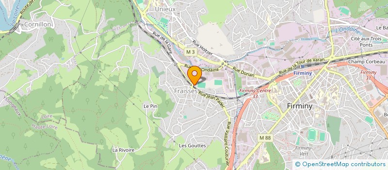 localisation de l'entreprise LE CENTRAL  FRAISSES